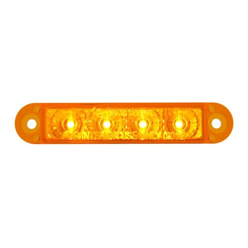 Dark Orange 3-1/2″ Marker & Turn LED Light (Choose a Color) AMBER/AMBER,AMBER/CLEAR,RED/RED,RED/CLEAR,WHITE/CLEAR,BLUE/BLUE,GREEN/GREEN,AMBER/AMBER (W/BEZEL),AMBER/CLEAR (W/BEZEL),RED/RED (W/BEZEL),RED/CLEAR (W/BEZEL),WHITE/CLEAR (W/BEZEL),BLUE/BLUE (W/BEZEL),GREEN/GREEN (W/BEZEL)