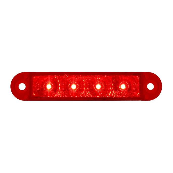 Firebrick 3-1/2″ Marker & Turn LED Light (Choose a Color) RED/RED