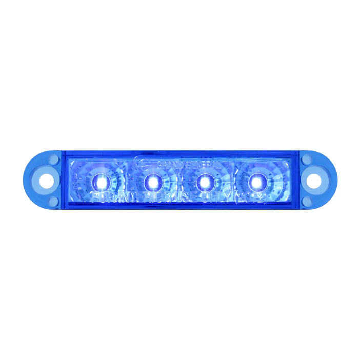 Royal Blue 3-1/2″ Marker & Turn LED Light (Choose a Color) AMBER/AMBER,AMBER/CLEAR,RED/RED,RED/CLEAR,WHITE/CLEAR,BLUE/BLUE,GREEN/GREEN,AMBER/AMBER (W/BEZEL),AMBER/CLEAR (W/BEZEL),RED/RED (W/BEZEL),RED/CLEAR (W/BEZEL),WHITE/CLEAR (W/BEZEL),BLUE/BLUE (W/BEZEL),GREEN/GREEN (W/BEZEL)