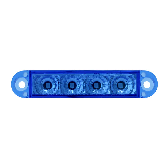 Royal Blue 3-1/2″ Marker & Turn LED Light (Choose a Color) BLUE/BLUE