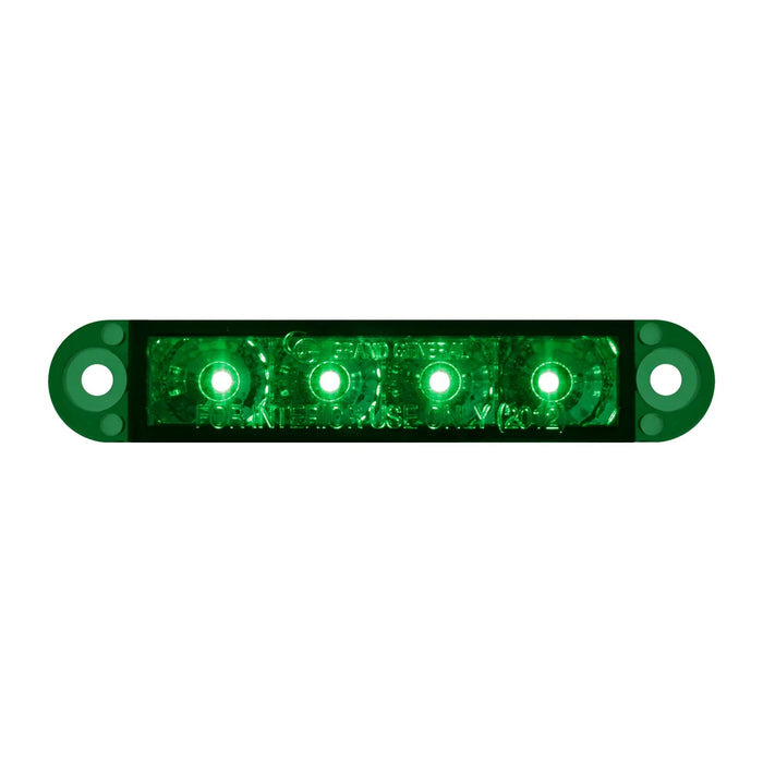 Dark Green 3-1/2″ Marker & Turn LED Light (Choose a Color) AMBER/AMBER,AMBER/CLEAR,RED/RED,RED/CLEAR,WHITE/CLEAR,BLUE/BLUE,GREEN/GREEN,AMBER/AMBER (W/BEZEL),AMBER/CLEAR (W/BEZEL),RED/RED (W/BEZEL),RED/CLEAR (W/BEZEL),WHITE/CLEAR (W/BEZEL),BLUE/BLUE (W/BEZEL),GREEN/GREEN (W/BEZEL)