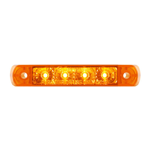 76080 Spyder Series 4" Surface Mount LED Light, Amber Chocolate