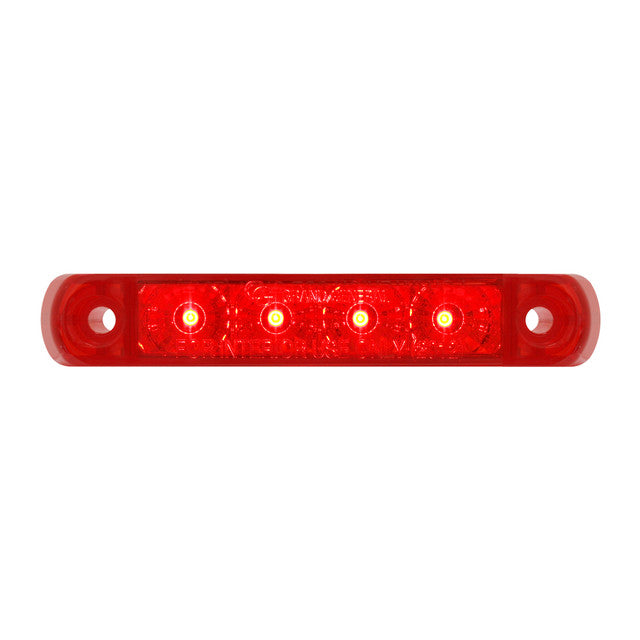 76082 Spyder Series 4" Surface Mount LED Light Firebrick
