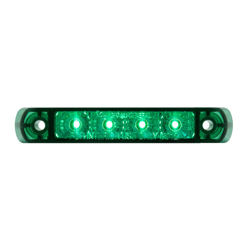 76086 Spyder Series 4" Surface Mount LED Light, Green Sea Green
