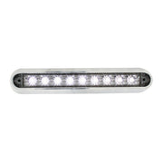 76094 Spyder Series 6-1/2" Dual Function LED Light Bar, White/Clear Light Gray
