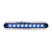 76095 Spyder Series 6-1/2" Dual Function LED Light Bar, Blue Gray