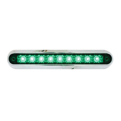 76096 Spyder Series 6-1/2" Dual Function LED Light Bar, Green Dark Slate Gray
