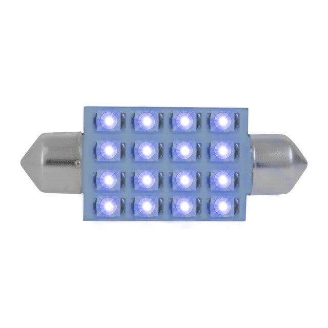 76101 211-2 Dome Type 16 LED Light Bulb, Blue Light Slate Gray
