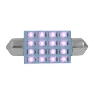 76105 211-2 Dome Type 16 LED Light Bulb, Purple Dark Gray