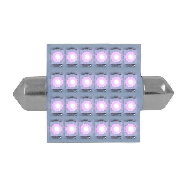 76115 211-2 Dome Type 24 LED Light Bulb, Purple Dark Gray