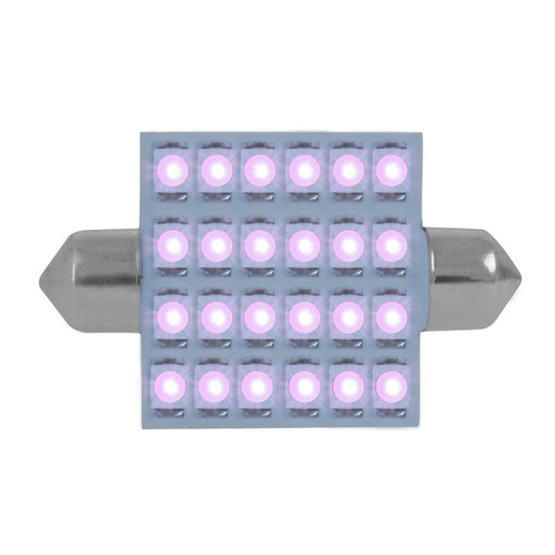 76115 211-2 Dome Type 24 LED Light Bulb, Purple Dark Gray