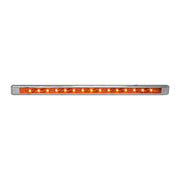 76120 Ultra Thin LED Light Bar 12" L, Amber Chocolate
