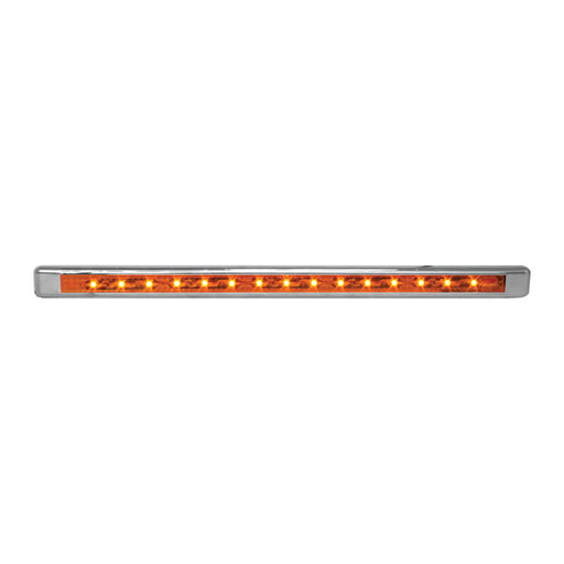 76120 Ultra Thin LED Light Bar 12" L, Amber Chocolate