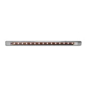 76121 Ultra Thin LED Light Bar 12" L, Amber/Clear Dark Gray