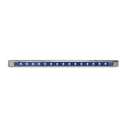 76122 12" ULTRA THIN BLUE/BLUE LED LIGHT BAR W/CR. PLASTIC BEZEL, Blue Slate Gray