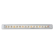 76127 Ultra Thin LED Light Bar 12" L, White/Clear Gray