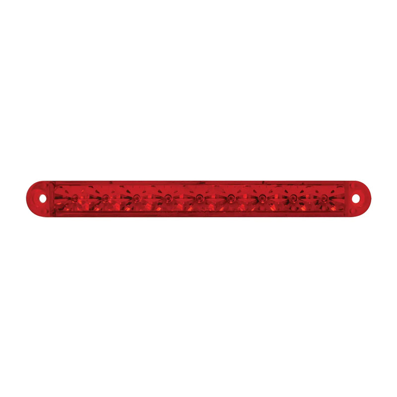 76142 Spyder Series 6-1/2" Dual Function LED Light Bar, Red 6 1/2" LIGHT BAR Brown