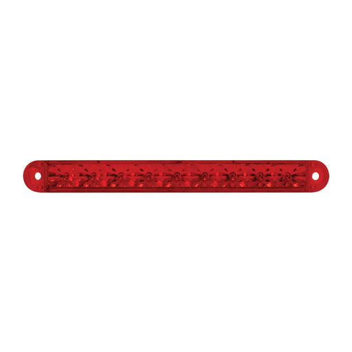 Brown 76142 6-1/2" FLUSH MOUNT RED/RED 9 LED LIGHT BAR, 3 WIRES 6 1/2" LIGHT BAR