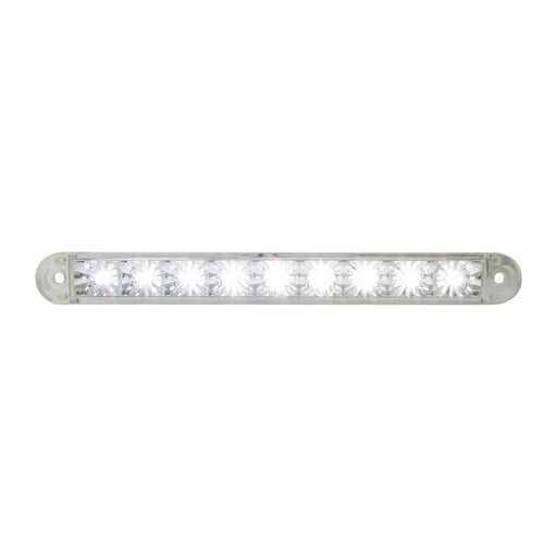 Light Gray 6-1/2" FLUSH MOUNT WHITE 9 LED LIGHT BAR, 3 WIRES