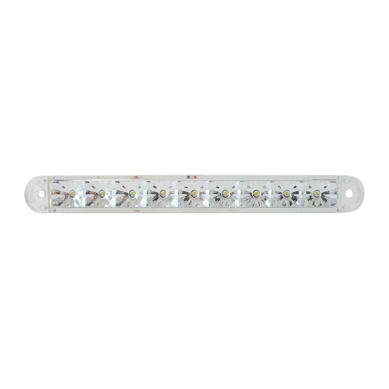 76141 Spyder Series 6-1/2" Dual Function LED Light Bar, Amber/Clear 6 1/2" LIGHT BAR Light Gray