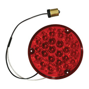 76152 Pearl Series 4" Sleeper LED Light with #1156 Plug, Red 4" ROUND Dark Red