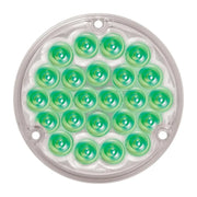 76158 Pearl Series 4" Sleeper LED Light with #1156 Plug, Green/Clear 4" ROUND Gray