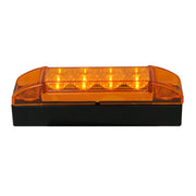76160 Spyder Series Rectangular LED Light, Anber Black