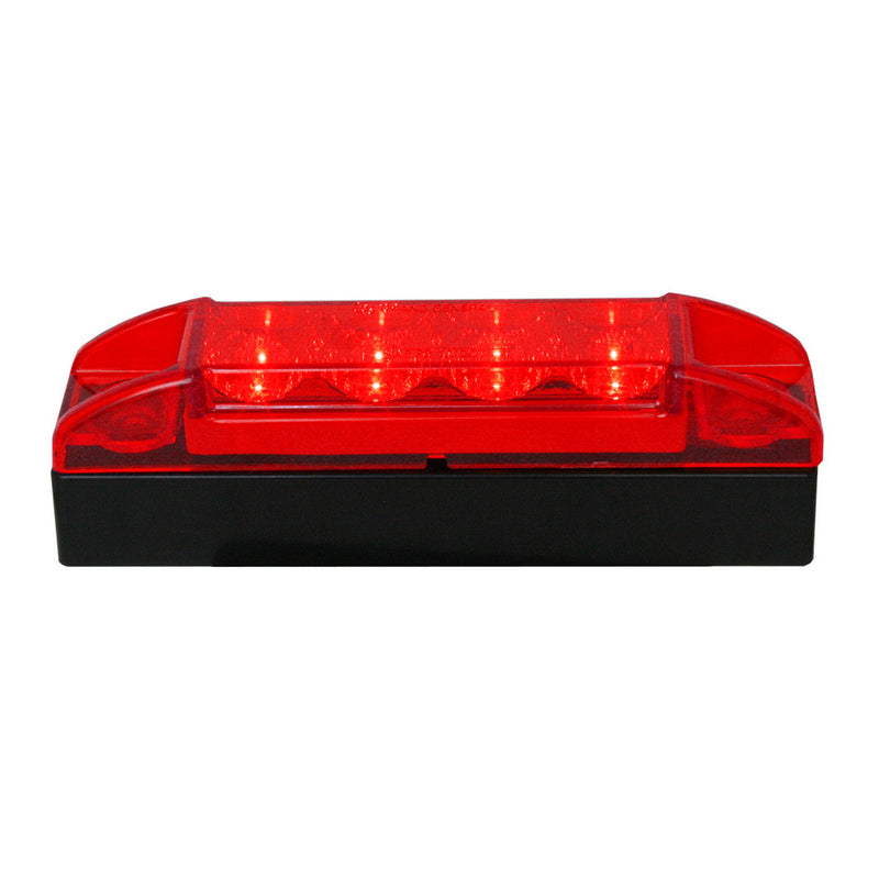 76162 Spyder Series Rectangular LED Light, Red Firebrick