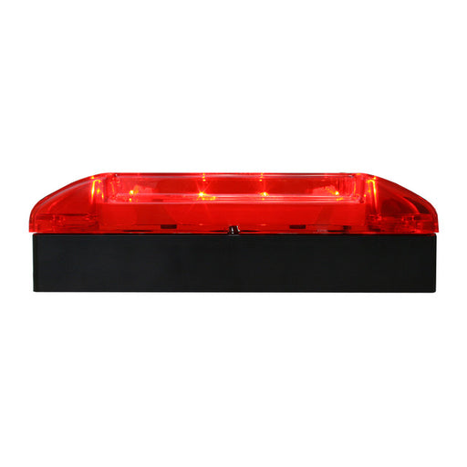 76202 Rectangular Wide Angle LED Light, Red Firebrick