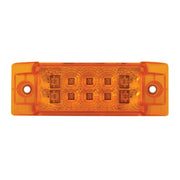 76210 Rectangular Wide Angle Spyder LED Marker & Turn Light (AMBER/AMBER) #76210 LED Rectangular Light Chocolate