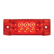 76212 Rectangular Wide Angle Spyder LED Marker & Turn Light (RED/RED) #76212 LED Rectangular Light Firebrick