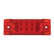 76212 Rectangular Wide Angle Spyder LED Marker & Turn Light (RED/RED) #76212 LED Rectangular Light Firebrick