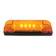 76220 4"L THIN LINE AMBER/AMBER 6 LED WIDE ANGLE MARKER LIGHT White Smoke