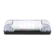 76225 4"L THIN LINE WHITE/CLEAR 6LED WIDE ANGLE INTERIOR LIGHT Dark Slate Gray
