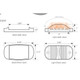 76229 RECT. WHITE/CLEAR WIDE ANGLE 14-LED INTERIOR LIGHT W/ BEZEL 76229 Lavender