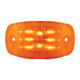 76250 RECT. AMBER/AMBER WIDE ANGLE 14 LED MARKER/CLEARANCE LIGHT Chocolate