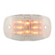 76251 RECT. AMBER/CLEAR WIDE ANGLE 14 LED MARKER/CLEARANCE LIGHT Gray