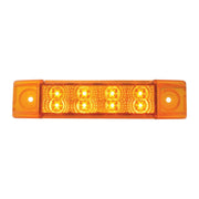 6"L RECT. SPYDER AMBER/AMBER 8-LED MARKER/CLEARANCE LIGHT Chocolate