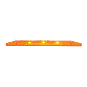 76280 3.5"L ULTRA THIN AMBER/AMBER 3-LED MARKER/CLEARANCE LIGHT Dark Orange