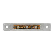 76281 3.5"L ULTRA THIN AMBER/CLEAR 3-LED MARKER/CLEARANCE LIGHT Dark Gray