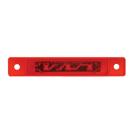 76282 3.5"L ULTRA THIN RED/RED 3-LED MARKER/CLEARANCE LIGHT Firebrick