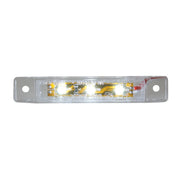 76284 3.5" ULTRA THIN WHITE 3-LED INTERIOR USE LIGHT Dark Gray