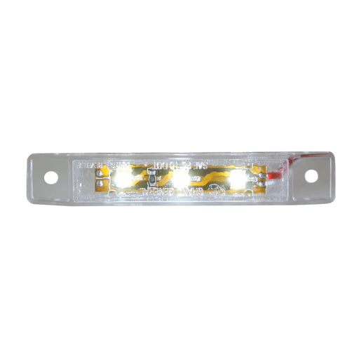 76284 3.5" ULTRA THIN WHITE 3-LED INTERIOR USE LIGHT Dark Gray