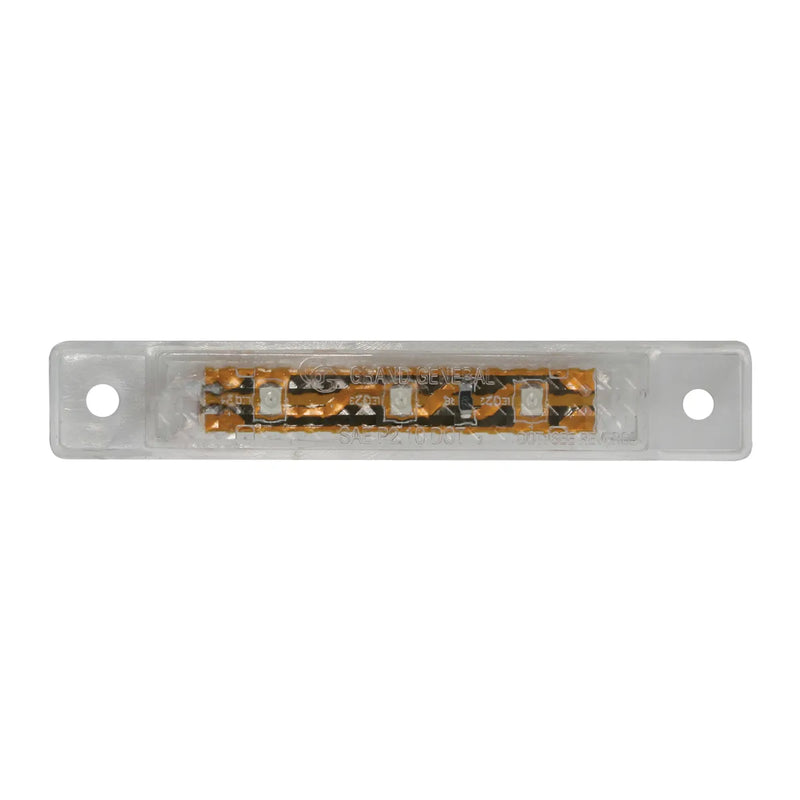 76284 3.5" ULTRA THIN WHITE 3-LED INTERIOR USE LIGHT Dark Gray