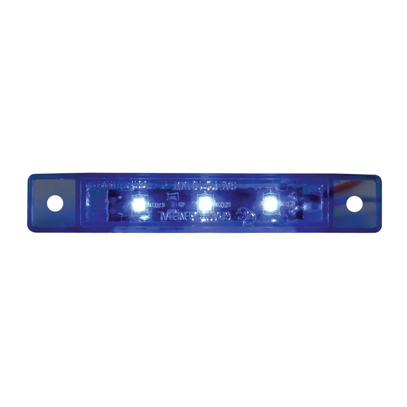 76285 3.5" ULTRA THIN BLUE 3-LED INTERIOR USE LIGHT Dark Slate Blue