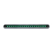 76293 Spyder Series 12" Dual Function LED Light Bar Green/Green Dark Gray