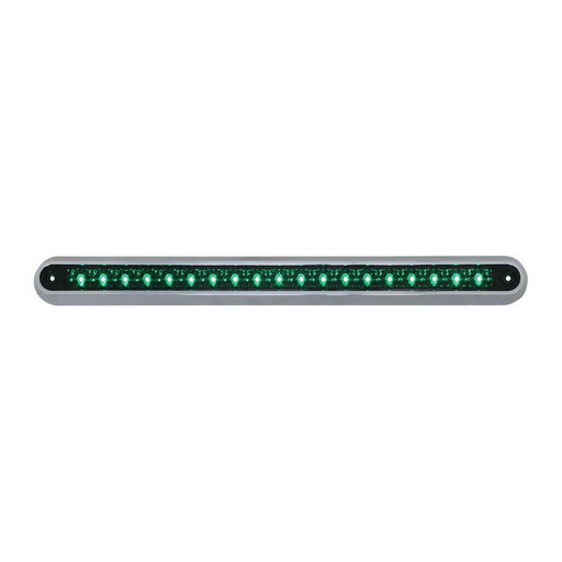 76293 Spyder Series 12" Dual Function LED Light Bar Green/Green Dark Gray