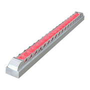 76303 Spyder Series 20" LED Single Row Light Bar Red/Clear Rosy Brown