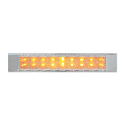 76306 Spyder Series 12" LED Double Row Light Bar Amber/Clear Tan