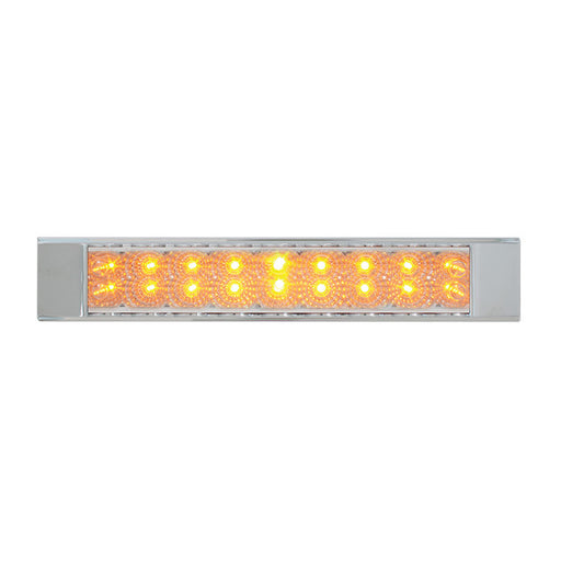 76306 Spyder Series 12" LED Double Row Light Bar Amber/Clear Tan